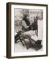 Helen Keller with Her Great Dane-null-Framed Photographic Print