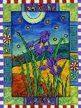 Irises and Fireflies-Helen Lurye-Framed Giclee Print