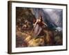 Helen MacGregor in the Conflict at the Pass of Loch Ard-Siegfried Detlev Bendixen-Framed Giclee Print