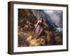 Helen MacGregor in the Conflict at the Pass of Loch Ard-Siegfried Detlev Bendixen-Framed Giclee Print