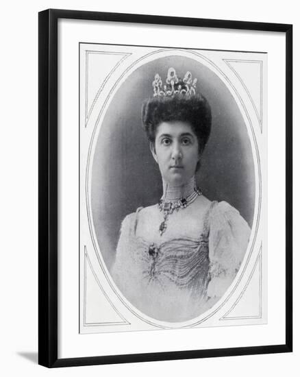 Helen of Montenegro, from 'The Illustrated War News', Published in 1915-null-Framed Giclee Print