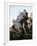 Helen of Troy Abducted by Paris, Starting the Trojan War-null-Framed Giclee Print