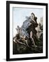 Helen of Troy Abducted by Paris, Starting the Trojan War-null-Framed Giclee Print