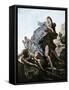 Helen of Troy Abducted by Paris, Starting the Trojan War-null-Framed Stretched Canvas