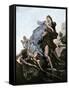 Helen of Troy Abducted by Paris, Starting the Trojan War-null-Framed Stretched Canvas