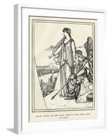 Helen Points out the Chief Heroes in the Greek Host to Priam-Henry Justice Ford-Framed Art Print