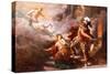 Helen Saved by Venus from the Wrath of Aeneas, 1779-Jacques Henri Sablet-Stretched Canvas