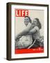 Helen Wachtel and Gladys Kamilhair, International Ladies Garment Workers Union, August 1, 1938-Hansel Mieth-Framed Photographic Print