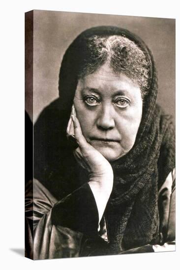 Helena Blavatsky, Russian Author and Founder of Theosophy, 1889-null-Stretched Canvas