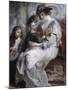 Helena Fourment and Children-Peter Paul Rubens-Mounted Giclee Print