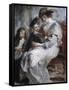 Helena Fourment and Children-Peter Paul Rubens-Framed Stretched Canvas