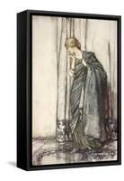 Helena, Illustration from 'Midsummer Nights Dream' by William Shakespeare, 1908 (Colour Litho)-Arthur Rackham-Framed Stretched Canvas