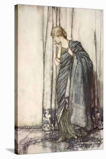 Helena, Illustration from 'Midsummer Nights Dream' by William Shakespeare, 1908 (Colour Litho)-Arthur Rackham-Stretched Canvas