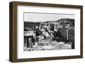 Helena, Montana, in 1865-null-Framed Photographic Print