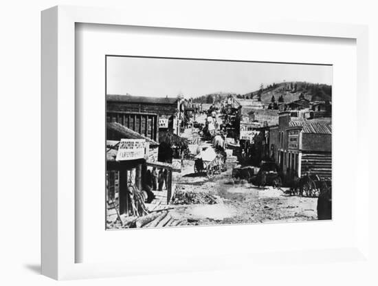 Helena, Montana, in 1865-null-Framed Photographic Print