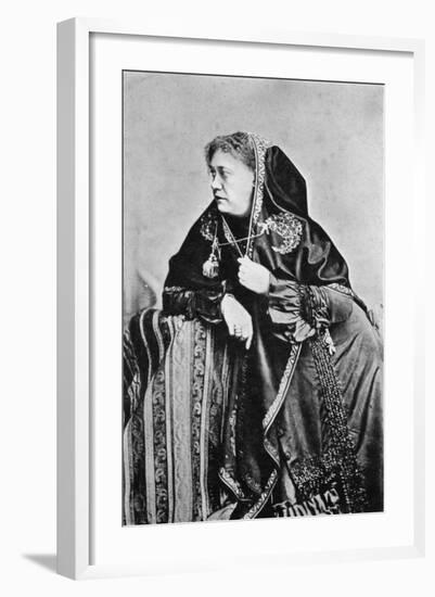 Helena Petrovna Blavatsky, Russian-Born American Theosophist, 1875-null-Framed Giclee Print