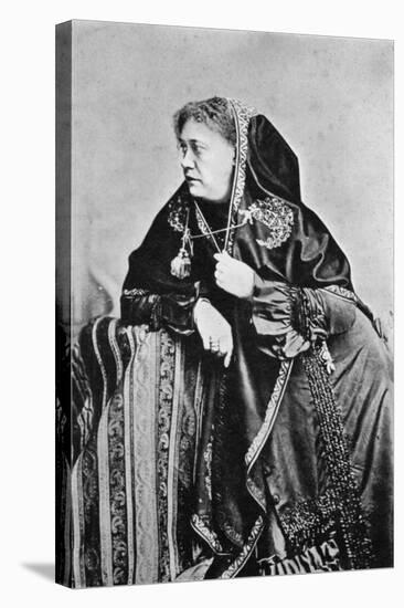 Helena Petrovna Blavatsky, Russian-Born American Theosophist, 1875-null-Stretched Canvas