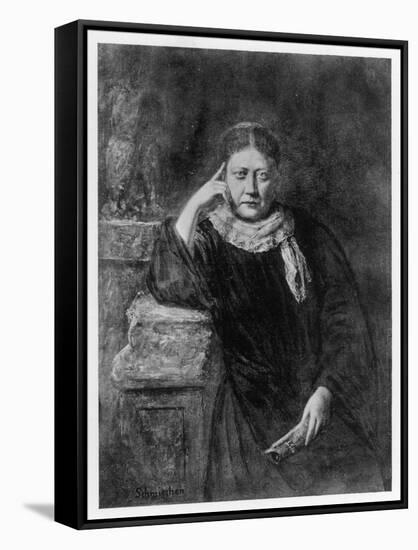 Helena Petrovna Blavatsky Russian Mystic Writer &C Circa 1889-H. Schmiechen-Framed Stretched Canvas