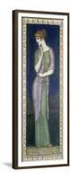 Helena. Tafelbild auf Holz mit einem Vers aus der Illias-Franz von Stuck-Framed Giclee Print