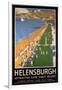 Helenburgh, Scotland - Crowds along Clyde Coast Beach Railways Poster-Lantern Press-Framed Art Print