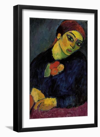 Helene, 1911 (Oil on Board)-Alexej Von Jawlensky-Framed Giclee Print