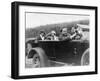 Helene Berg, Alma Mahler, Franz Werfel and Alban Berg Photographed in Car-null-Framed Giclee Print