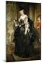 Hélène Fourment with a Carriage-Peter Paul Rubens-Mounted Giclee Print