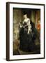 Hélène Fourment with a Carriage-Peter Paul Rubens-Framed Giclee Print