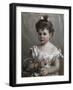 Helene Loeb Lyon as a Young Girl-Paul Merwart-Framed Giclee Print