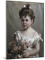 Helene Loeb Lyon as a Young Girl-Paul Merwart-Mounted Giclee Print