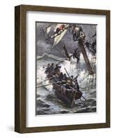 Helene Marcelle Wrecked-Achille Beltrame-Framed Art Print