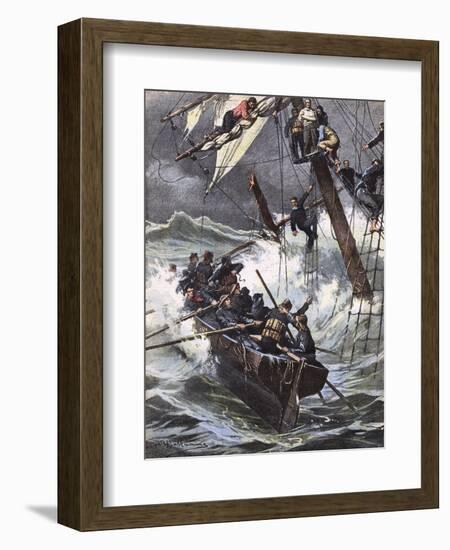 Helene Marcelle Wrecked-Achille Beltrame-Framed Art Print