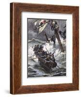 Helene Marcelle Wrecked-Achille Beltrame-Framed Art Print