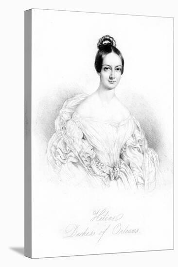 Hélène of Mecklenburg-Schwerin, Duchess of Orléans (1814-185), 19th Century-null-Stretched Canvas