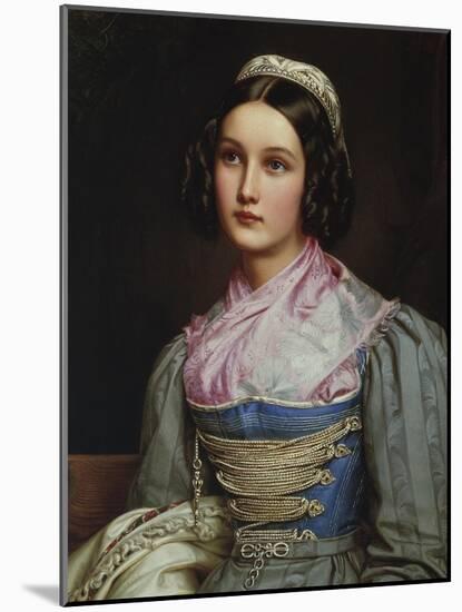 Helene Sedlmayr. from the Beauty-Gallery of King Ludwig I. of Bavaria-Joseph Karl Stieler-Mounted Giclee Print