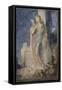 Hélène sur les remparts de Troie-Gustave Moreau-Framed Stretched Canvas