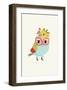 Helga Owl-Annie Bailey Art-Framed Art Print