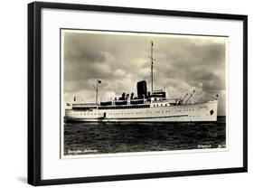 Helgoland, Blick Auf Den Dampfer Roland, Lloyd Bremen-null-Framed Giclee Print