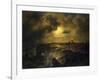 Helgoland in Moonlight, 1851-Christian Ernst Bernhard Morgenstern-Framed Giclee Print