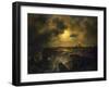 Helgoland in Moonlight, 1851-Christian Ernst Bernhard Morgenstern-Framed Giclee Print