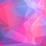 Abstract Geometric Background with Polygons. Vector Illustration.-heliburcka-Framed Stretched Canvas