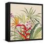 Heliconia Garden-Jacob Q-Framed Stretched Canvas