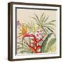 Heliconia Garden-Jacob Q-Framed Art Print