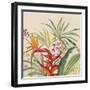 Heliconia Garden-Jacob Q-Framed Art Print