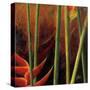 Heliconias En Naranja I-Patricia Pinto-Stretched Canvas