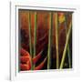 Heliconias En Naranja I-Patricia Pinto-Framed Art Print