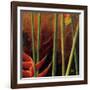 Heliconias En Naranja I-Patricia Pinto-Framed Art Print