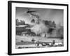 Helicopter Bugproofing Lawns and Forests-null-Framed Photographic Print
