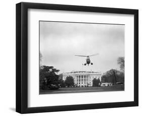 Helicopter Carrying the Kennedy Family-null-Framed Photographic Print