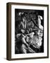 Helicopter Crew Chief James C. Farley Shouting to Crew as Wounded Comrades Lay Dying at His Feet-Larry Burrows-Framed Photographic Print